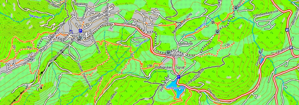 Mountainbike Touren mit dem GPS abfahren Ritten in Südtirol 